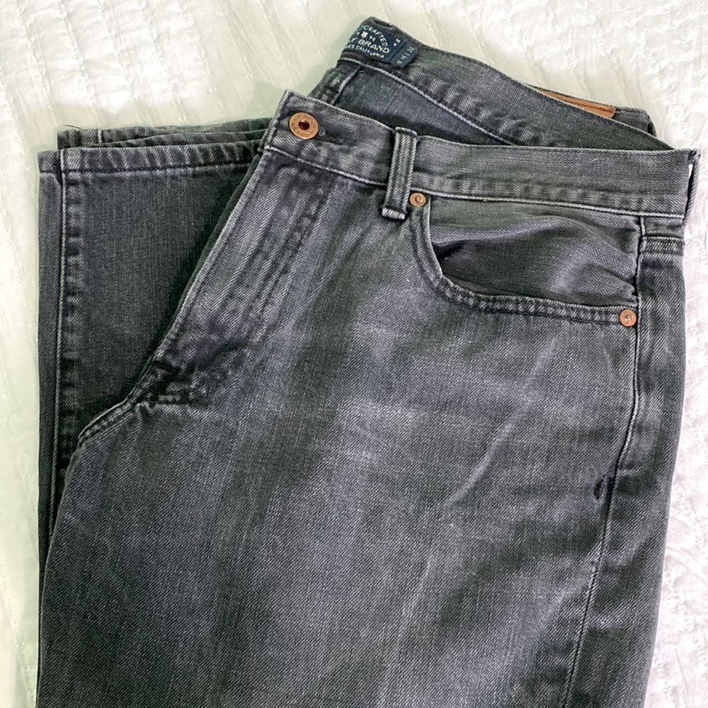 Charcoal Lucky Brand Men’s Jeans 221 Orignal Straight W 36 L 32